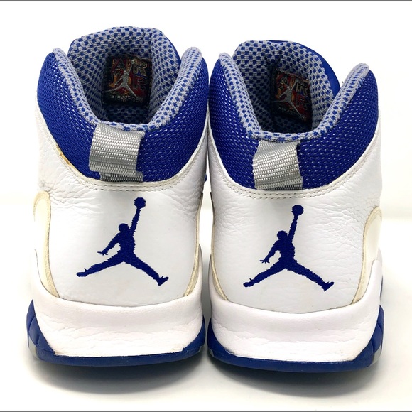 Nike Air Jordan Retro 10 TXT Old Royal 487214-107 - Picture 6 of 8